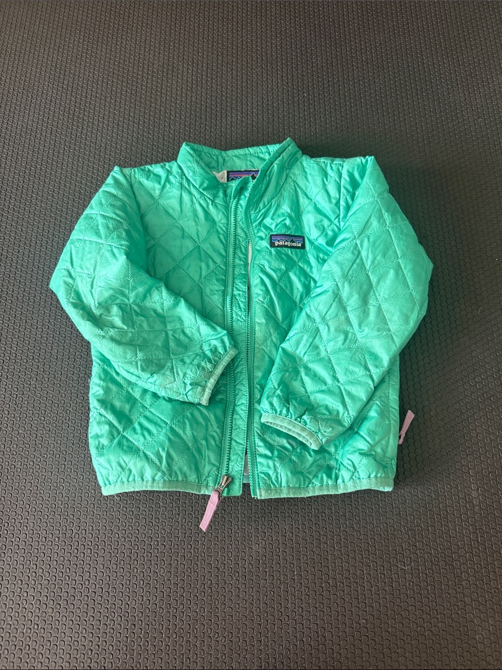 Patagonia Quilted Jacket in Teal Green